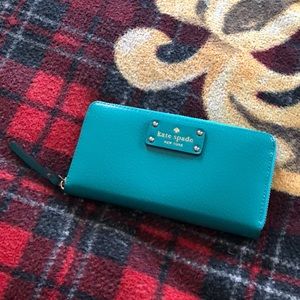 Kate Spade Wellesley Neda Wallet in Teal